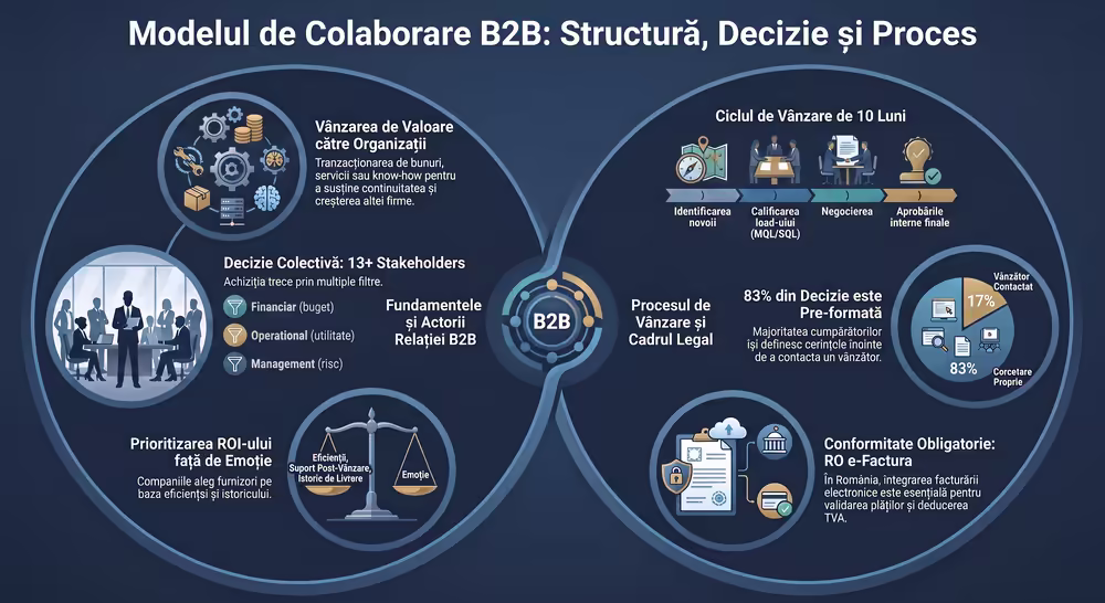 Modelul de colaborare B2B între cumpărător și furnizor