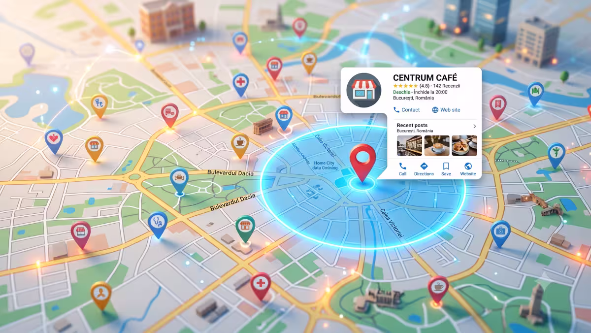 Servicii SEO local pentru vizibilitate in Google Maps